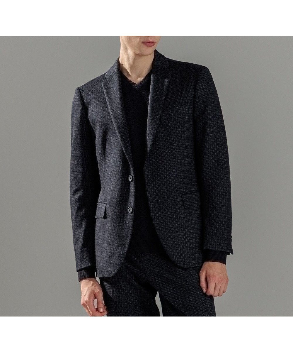 【ジョゼフ オム/JOSEPH HOMME / MEN】の【LEON 11月号掲載】ドビージャージー ジャケット インテリア・キッズ・メンズ・レディースファッション・服の通販 founy(ファニー) 　ファッション　Fashion　メンズファッション　Fashion for Men　アウター　Men's Coats Outerwear　テーラードジャケット　Tailored Jackets & Blazers　軽量　Lightweight, Ultra Light　11月号　November Issue　シェイプ　Shape, Slim Fit　ジャケット　Jacket, Outerwear　ストレッチ　Stretch, Stretchy Fabric　センター　Center, Center Line　雑誌　Magazine, Fashion Magazine　フラップ　Flap, Flap Pocket　ベーシック　Basic, Essential　ポケット　Pocket, Pocket Detail　A/W・秋冬　Autumn/Winter　ビジネス 仕事 通勤　Business / Work / Commuting　ネイビー系|ID: prp329100004747160 ipo3291000000034322060