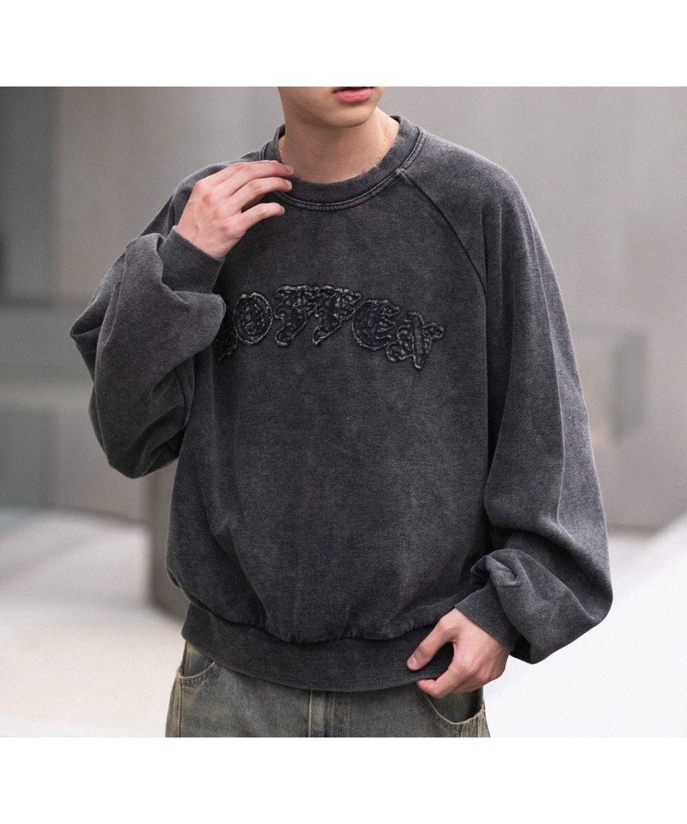 【ウィゴー/WEGO / MEN】のショートグラフィックプルオーバー インテリア・キッズ・メンズ・レディースファッション・服の通販 founy(ファニー) 　ファッション　Fashion　メンズファッション　Fashion for Men　トップス・カットソー　Cut & Sew Tops　秋　Autumn　カーゴパンツ　Cargo Pants, Utility Pants　ケミカル　Chemical, Chemical Wash　コンパクト　Compact, Small Size　ショーツ　Shorts, Short Pants　シンプル　Simple, Minimal　スウェット / スエット　Sweatshirt, Sweatwear　スマホ　Smartphone, Mobile Device　デニム　Denim, Jeans Material　トレンド　Trend, Trending Now　長袖　Long Sleeve, Full Sleeve　ビンテージ　Vintage, Retro Style　フロント　Front, Front Design　メンズ　Men's, Menswear　冬　Winter / This Winter　A/W・秋冬　Autumn/Winter　ブラックその他|ID: prp329100004747162 ipo3291000000034322073