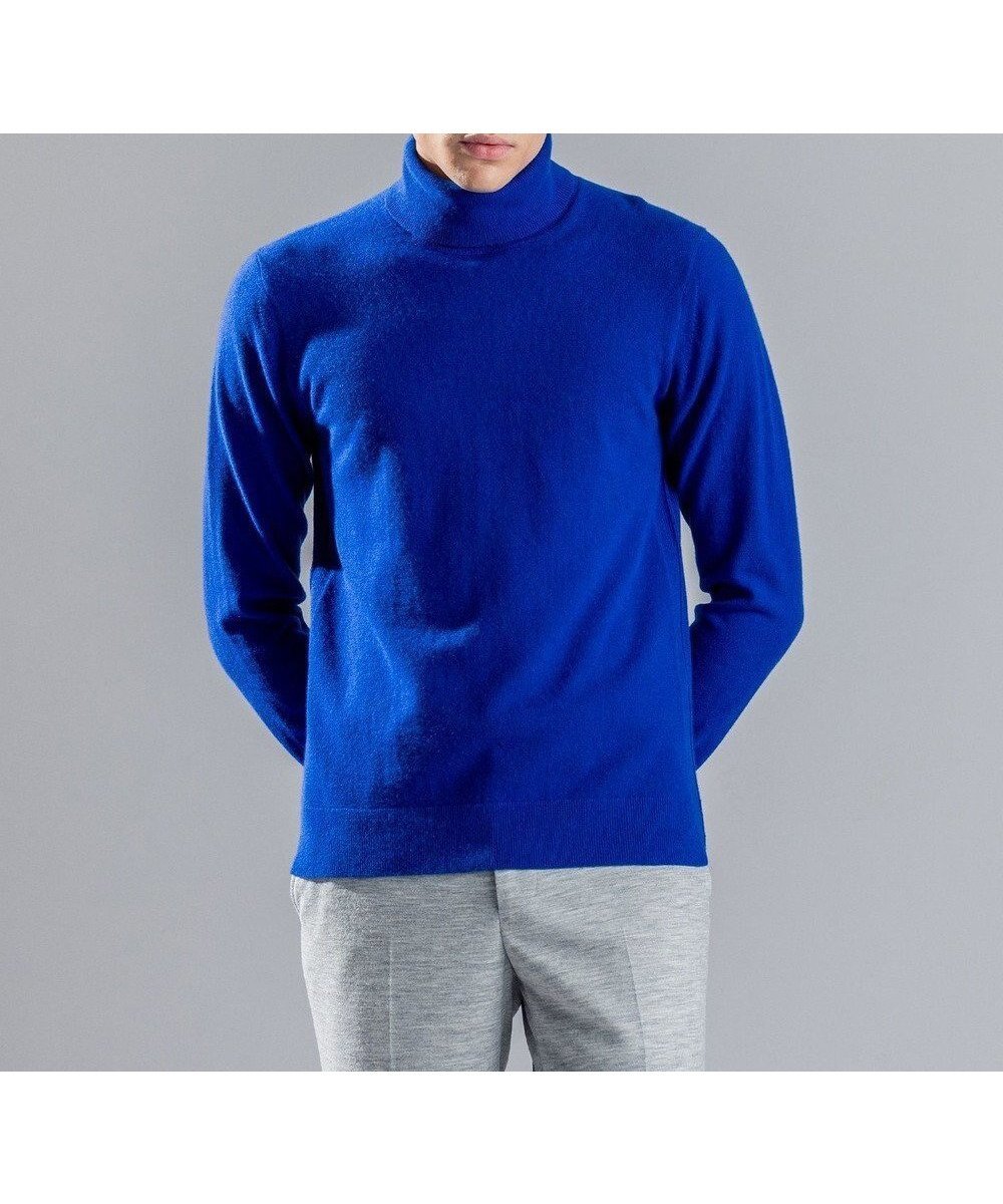 【ジョゼフ オム/JOSEPH HOMME / MEN】の【LEON 2月号掲載】ピュアカシミヤ タートルネックニット インテリア・キッズ・メンズ・レディースファッション・服の通販 founy(ファニー) 　ファッション　Fashion　メンズファッション　Fashion for Men　トップス・カットソー　Cut & Sew Tops　ニット・セーター / 定番トップス　Knit Tops & Sweaters　2月号　February Issue, Feb. Edition　インナー　Innerwear　シンプル　Simple, Minimal　ジャケット　Jacket, Outerwear　スタンダード　Standard, Basic　セーター　Sweater, Knitwear　タートルネック　Turtleneck, High Neck　ダウン　Down, Puffer　レギュラー　Regular, Standard Fit　定番　Standard, Basic Item　A/W・秋冬　Autumn/Winter　雑誌　Magazine, Fashion Magazine　ブルー系|ID: prp329100004747165 ipo3291000000034322094