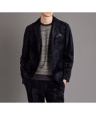 【ジョセフ アブード/JOSEPH ABBOUD / MEN】の【軽量】ブロックベロア ストレッチ ジャケット ブラック系|ID: prp329100004747167 ipo3291000000034322107