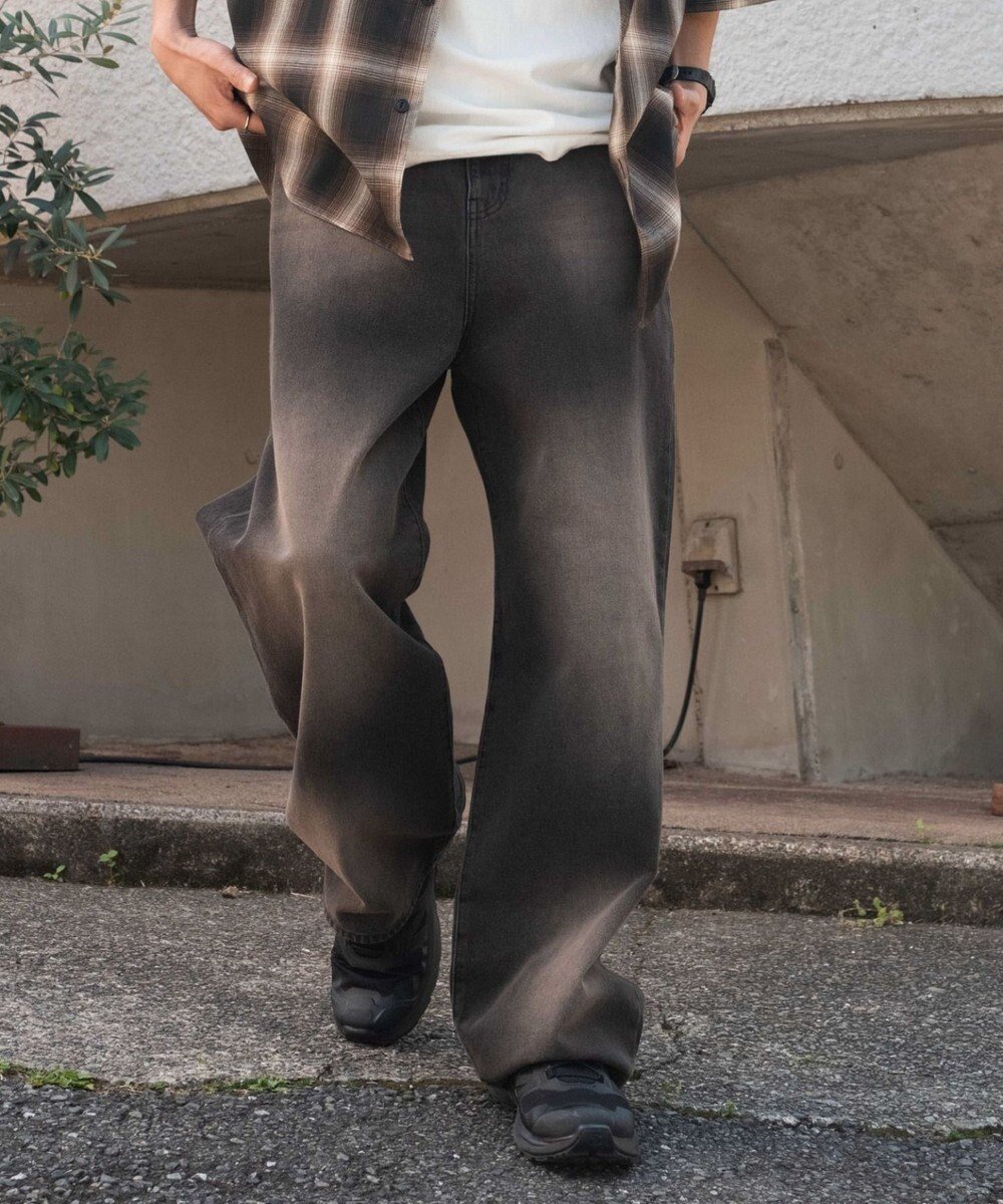 【ウィゴー/WEGO / MEN】のバギーデニムパンツ インテリア・キッズ・メンズ・レディースファッション・服の通販 founy(ファニー)  ファッション Fashion メンズファッション Fashion for Men ボトムス Bottoms デニムパンツ・ジーンズ Denim Pants 春 Spring グラフィック Graphic, Graphic Design シンプル Simple, Minimal スマホ Smartphone, Mobile Device デニム Denim, Jeans Material 人気 Popular, Best Seller ブルゾン Blouson, Bomber Jacket ループ Loop, Loop Knit ワイド Wide, Wide Fit S/S・春夏 SS, Spring/Summer, Warm Season おすすめ Recommended / Our Picks 夏 Summer デニムブラックソノタ|ID: prp329100004747174 ipo3291000000034322170