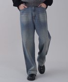 【ウィゴー/WEGO】の【ユニセックス着用ITEM/SMLサイズ展開/ウエスト調整可】バギーデニムパンツ デニム中濃加工色|ID: prp329100004747174 ipo3291000000035700551