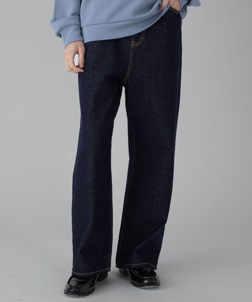 【ウィゴー/WEGO】の【ユニセックス着用ITEM/SMLサイズ展開/ウエスト調整可】バギーデニムパンツ インテリア・キッズ・メンズ・レディースファッション・服の通販 founy(ファニー) 　ファッション　Fashion　レディースファッション　Fashion for Women　パンツ　Pants & Trousers　デニムパンツ・ジーンズ・美脚デニム　Denim Jeans & Pants　春　Spring　グラフィック　Graphic, Graphic Design　シンプル　Simple, Minimal　スマホ　Smartphone, Mobile Device　デニム　Denim, Jeans Material　人気　Popular, Best Seller　ブルゾン　Blouson, Bomber Jacket　ループ　Loop, Loop Knit　ワイド　Wide, Wide Fit　S/S・春夏　SS, Spring/Summer, Warm Season　おすすめ　Recommended / Our Picks　夏　Summer　デニムインディゴ|ID: prp329100004747174 ipo3291000000035700553