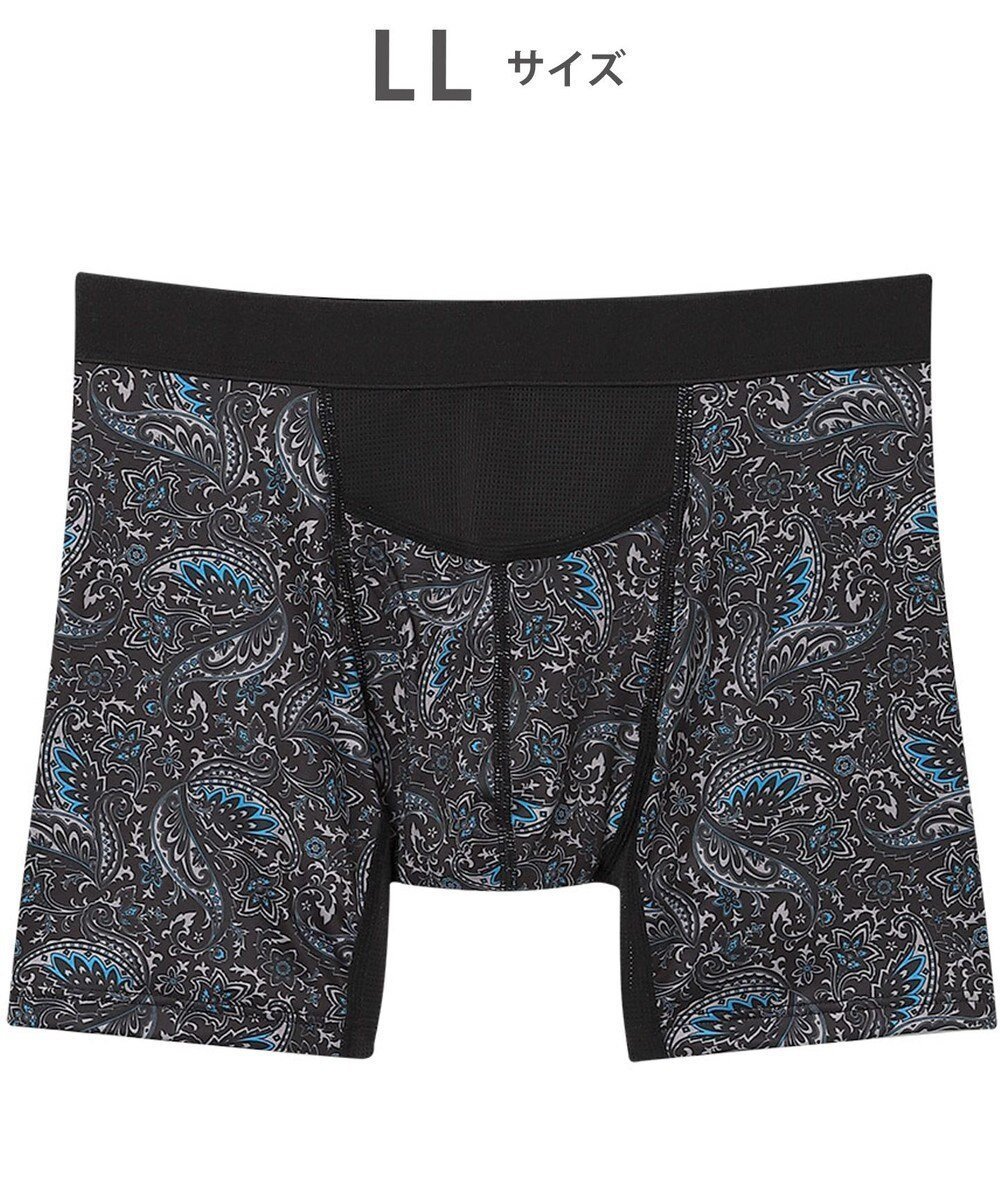 【ワコール/Wacoal / MEN】のボクサーパンツ 吸汗速乾(身生地部) ムレ軽減設計(フロント・バック) 前開き 下着 メンズ GT3061 /ブロス バイ ワコールメン インテリア・キッズ・メンズ・レディースファッション・服の通販 founy(ファニー) ファッション Fashion メンズファッション Fashion for Men ボトムス Bottoms アンダー Underwear Essentials フロント Front, Front Design ペイズリー Paisley, Ethnic Pattern メッシュ Mesh, Net Fabric メンズ Men's, Menswear ブラック|ID: prp329100004747181 ipo3291000000034322233