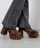 【ウィゴー/WEGO】のストーム付きワイドヒールショートブーツ 人気、トレンドファッション・服の通販 founy(ファニー) ファッション Fashion レディースファッション Fashion for Women 厚底 Platform Shoes スマホ Smartphone, Mobile Device トレンド Trend, Trending Now 定番 Standard, Basic Item ヒョウ Leopard, Animal Print A/W・秋冬 Autumn/Winter thumbnail 柄1|ID: prp329100004747192 ipo3291000000034322616