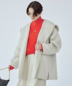 【アンフィーロ 自由区/UNFILO】の【撥水】ウール混リバー フーデットコート ベージュ系|ID: prp329100004747193 ipo3291000000034322632