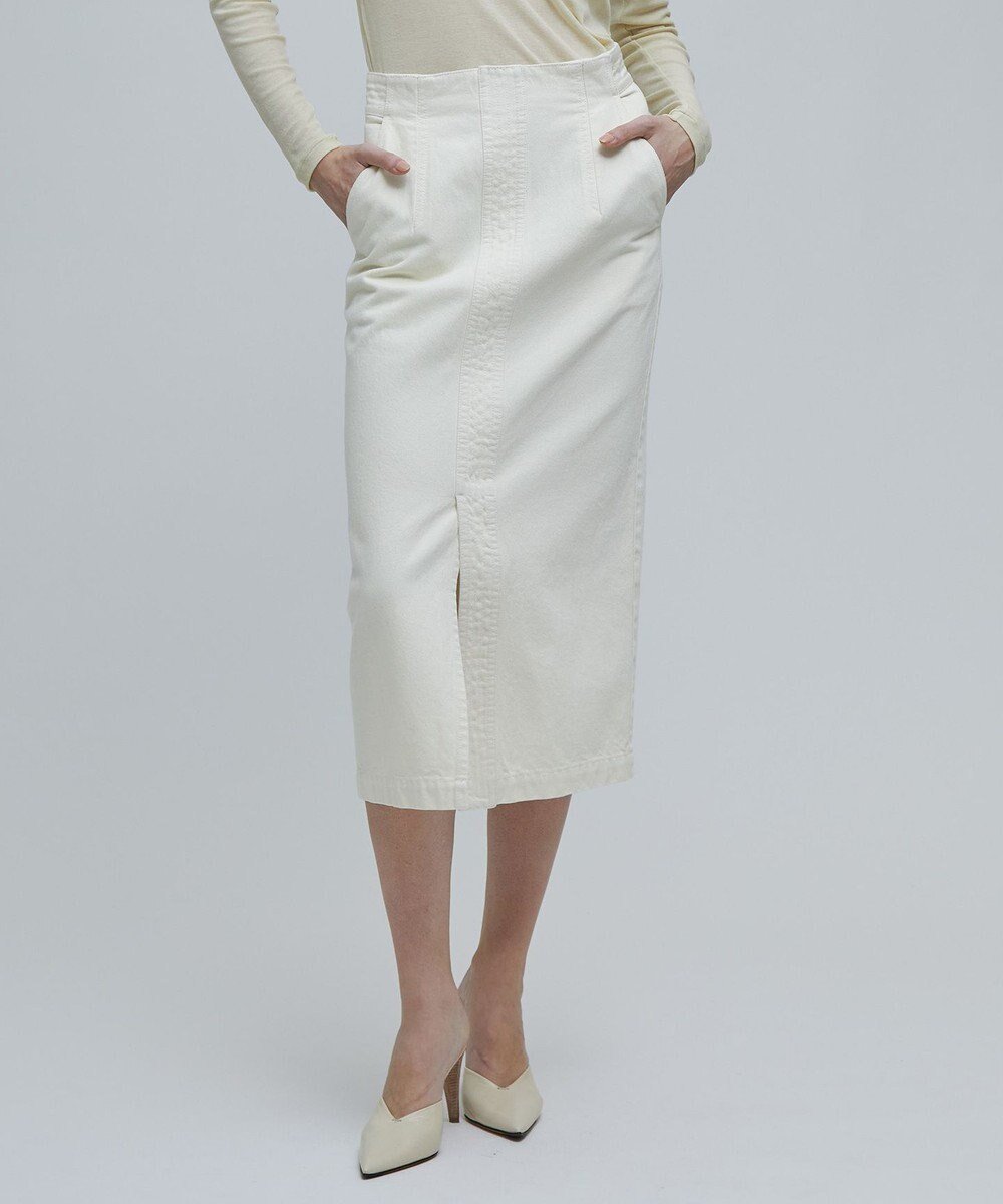 【ベイジ,/BEIGE,】の【洗える】VICTOR / デニムスカート インテリア・キッズ・メンズ・レディースファッション・服の通販 founy(ファニー)  ファッション Fashion レディースファッション Fashion for Women スカート Skirts デニムスカート・カジュアルスカート Denim Skirts イエロー Yellow ヴィンテージ Vintage Style 洗える Machine Washable カットソー Cut and Sewn Top センター Center, Center Line ツイル Twist, Twisted Detail デニム Denim, Jeans Material フロント Front, Front Design ポケット Pocket, Pocket Detail マニッシュ Mannish, Boyish A/W・秋冬 Autumn/Winter S/S・春夏 SS, Spring/Summer, Warm Season 夏 Summer Absinthe|ID: prp329100004747203 ipo3291000000034322892