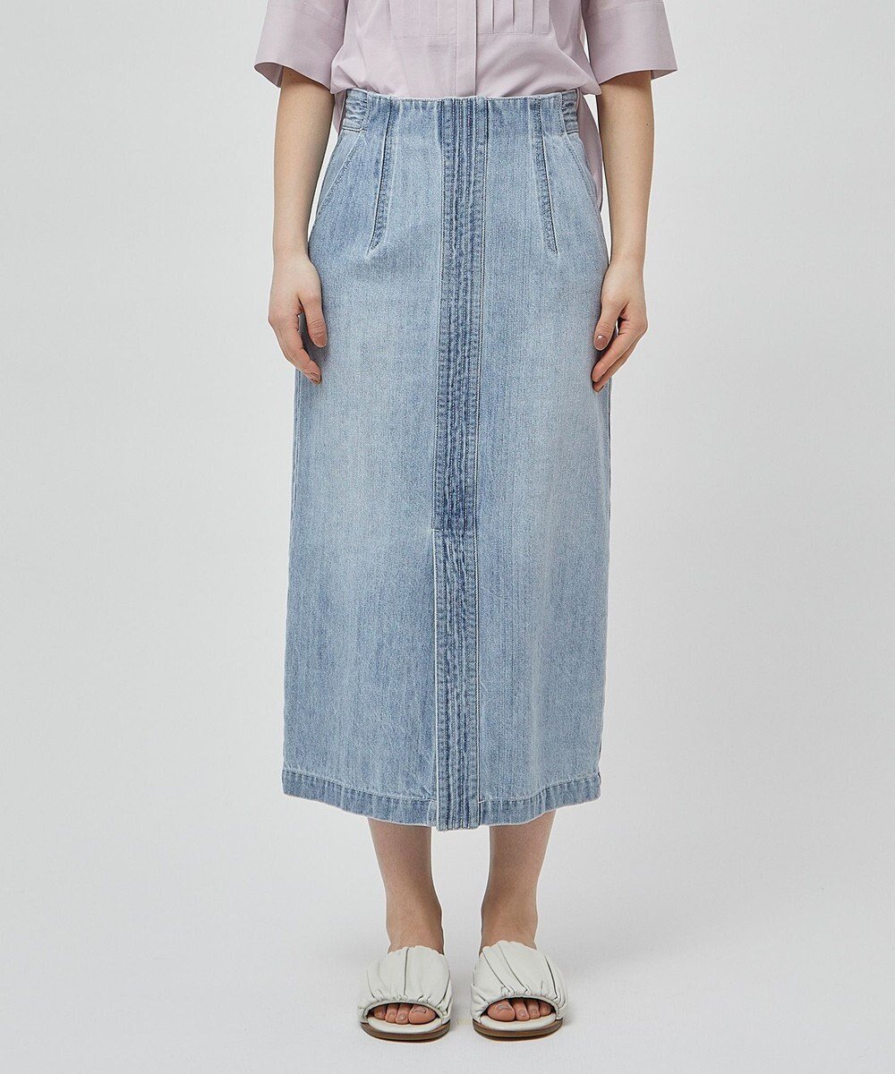 【ベイジ,/BEIGE,】の【洗える】VICTOR / デニムスカート インテリア・キッズ・メンズ・レディースファッション・服の通販 founy(ファニー)  ファッション Fashion レディースファッション Fashion for Women スカート Skirts デニムスカート・カジュアルスカート Denim Skirts イエロー Yellow ヴィンテージ Vintage Style 洗える Machine Washable カットソー Cut and Sewn Top センター Center, Center Line ツイル Twist, Twisted Detail デニム Denim, Jeans Material フロント Front, Front Design ポケット Pocket, Pocket Detail マニッシュ Mannish, Boyish A/W・秋冬 Autumn/Winter S/S・春夏 SS, Spring/Summer, Warm Season 夏 Summer L.Indigo|ID: prp329100004747203 ipo3291000000034322895