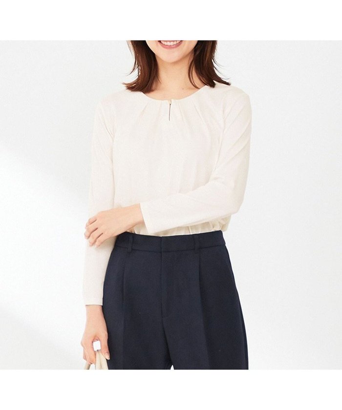 【エニィ スィス/any SiS】の【吸水速乾】コンフォートジャージータック カットソー インテリア・キッズ・メンズ・レディースファッション・服の通販 founy(ファニー) https://founy.com/ ファッション Fashion レディースファッション Fashion for Women トップス・カットソー Cut & Sew Tops シャツ・ブラウス・オフィスカジュアル Elegant Blouses & Button-Ups ロングTシャツ・Tシャツ Longline T-Shirts & Tees カットソー・ベーシックTシャツ Cut-and-Sewn Tops / Stretch Tees & Basics おすすめ Recommended / Our Picks インナー Innerwear カットソー Cut and Sewn Top シンプル Simple, Minimal ジャケット Jacket, Outerwear メタル Metal, Metal Parts 吸水 Absorbent, Quick-Dry 夏 Summer A/W・秋冬 Autumn/Winter ビジネス 仕事 通勤 Business / Work / Commuting |ID: prp329100004747204 ipo3291000000034322901