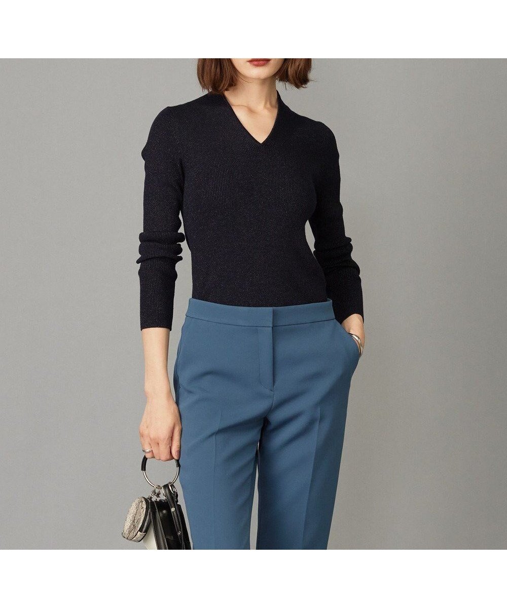 【アイシービー/iCB】の【洗える】エクストラファインメリノ Vネックプルオーバー インテリア・キッズ・メンズ・レディースファッション・服の通販 founy(ファニー) ファッション Fashion レディースファッション Fashion for Women トップス・カットソー Cut & Sew Tops ニット Knit Tops & Sweaters カジュアルプルオーバー・ニットトップス Pullovers & Knit Tops / Casual Pullovers Vネックトップス V-Neck Tops / V-Cut Neckline Shirts インナー Innerwear 洗える Machine Washable カーディガン Cardigan, Knitwear 今季 This Season, Current Season ジャケット Jacket, Outerwear セーター Sweater, Knitwear タートルネック Turtleneck, High Neck 定番 Standard, Basic Item 人気 Popular, Best Seller A/W・秋冬 Autumn/Winter 2023年 2023 2023-2024秋冬・A/W Autumn/Winter 2023–24 AW23–24 エレガント 上品 Elegant ネイビーラメ系|ID: prp329100004747207 ipo3291000000034322954