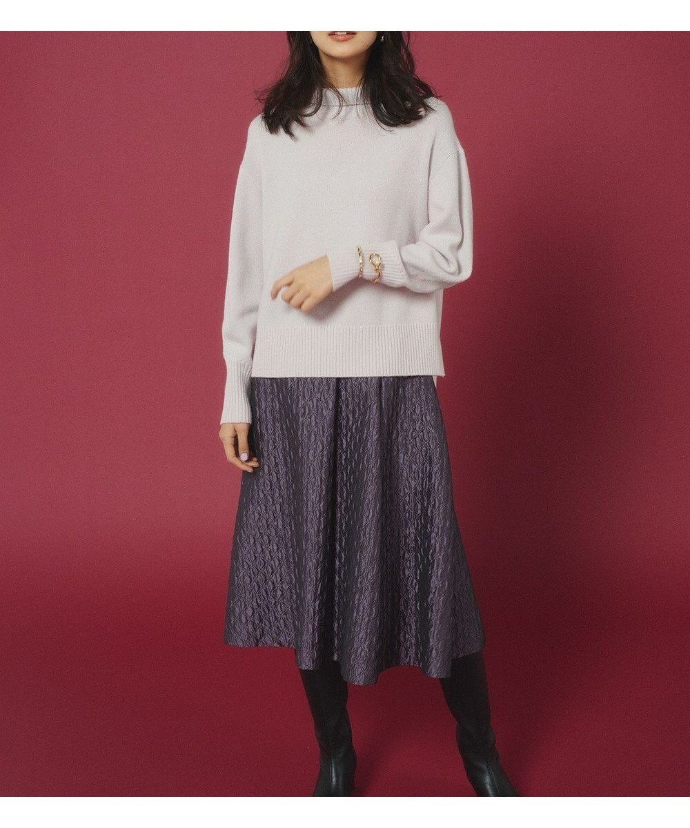 【組曲/KUMIKYOKU】のジオメトリックフラワージャガード フレアスカート インテリア・キッズ・メンズ・レディースファッション・服の通販 founy(ファニー) ファッション Fashion レディースファッション Fashion for Women スカート Skirts Aライン・フレアスカート A-Line & Flared Skirts アシンメトリー Asymmetrical Style クラシカル Classical, Vintage-Inspired クール Cool, Chic フラワー Flower, Floral フレア Flare, Flared モチーフ Motif, Design Theme 夏 Summer S/S・春夏 SS, Spring/Summer, Warm Season A/W・秋冬 Autumn/Winter ローズパープル系|ID: prp329100004747208 ipo3291000000034323038