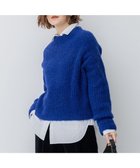 【23区/NIJYUSANKU】のブラッシュドアルパカブレンド ニット 人気、トレンドファッション・服の通販 founy(ファニー) ファッション Fashion レディースファッション Fashion for Women トップス・カットソー Cut & Sew Tops ニット Knit Tops & Sweaters 2023年 2023 2023-2024秋冬・A/W Autumn/Winter 2023–24 AW23–24 冬 Winter / This Winter おすすめ Recommended / Our Picks イタリア Italy セーター Sweater, Knitwear トレンド Trend, Trending Now 畦 Ribbed Knit A/W・秋冬 Autumn/Winter thumbnail ブルー系|ID: prp329100004747210 ipo3291000000034323118