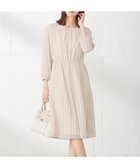 【エニィ スィス/any SiS】の【洗える】フェミニンプリーツ ワンピース 人気、トレンドファッション・服の通販 founy(ファニー) ファッション Fashion レディースファッション Fashion for Women ワンピース Dresses シフォン Chiffon, Lightweight Fabric シンプル Simple, Minimal ジャケット Jacket, Outerwear ツイード Twill, Twill Weave フェミニン Feminine, Girly プリーツ Pleats, Pleated レース Lace, Lace Fabric エレガント 上品 Elegant 楽ちん Easy Fit, Comfortable 洗える Machine Washable A/W・秋冬 Autumn/Winter ビジネス 仕事 通勤 Business / Work / Commuting thumbnail ベージュ|ID: prp329100004747212 ipo3291000000034323152