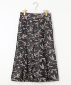 【エニィ スィス/any SiS】の【洗える】バイカラーエンブロイダリー スカート ブラック系|ID: prp329100004747213 ipo3291000000034323162