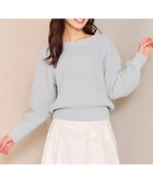 【フェルゥ/Feroux】のパール付きシャギー ニット スカイブルー系|ID: prp329100004747240 ipo3291000000034323781