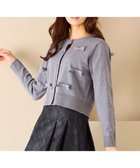 【フェルゥ/Feroux】のリボンディテール カーディガン グレー系|ID: prp329100004747243 ipo3291000000034323814
