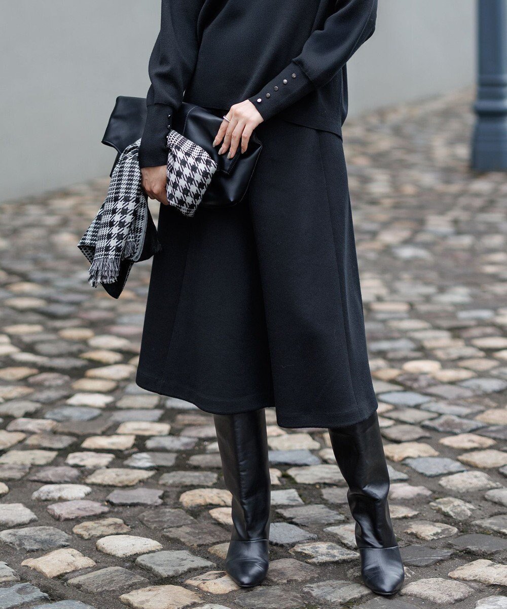 【アイシービー/iCB】の【洗える】 シルキーウールダブルフェイス ニットフレアスカート インテリア・キッズ・メンズ・レディースファッション・服の通販 founy(ファニー) ファッション Fashion レディースファッション Fashion for Women スカート Skirts Aライン・フレアスカート A-Line & Flared Skirts 洗える Machine Washable コンパクト Compact, Small Size なめらか Smooth, Silky Texture フレア Flare, Flared A/W・秋冬 Autumn/Winter おすすめ Recommended / Our Picks 2025年 2025 2025-2026秋冬・A/W Autumn/Winter 2025–26 AW25–26 ブラック|ID: prp329100004747249 ipo3291000000034465003