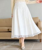 【フェルゥ/Feroux】の【先行予約】きらめきチェックフレア スカート ホワイト系|ID: prp329100004747250 ipo3291000000034323894