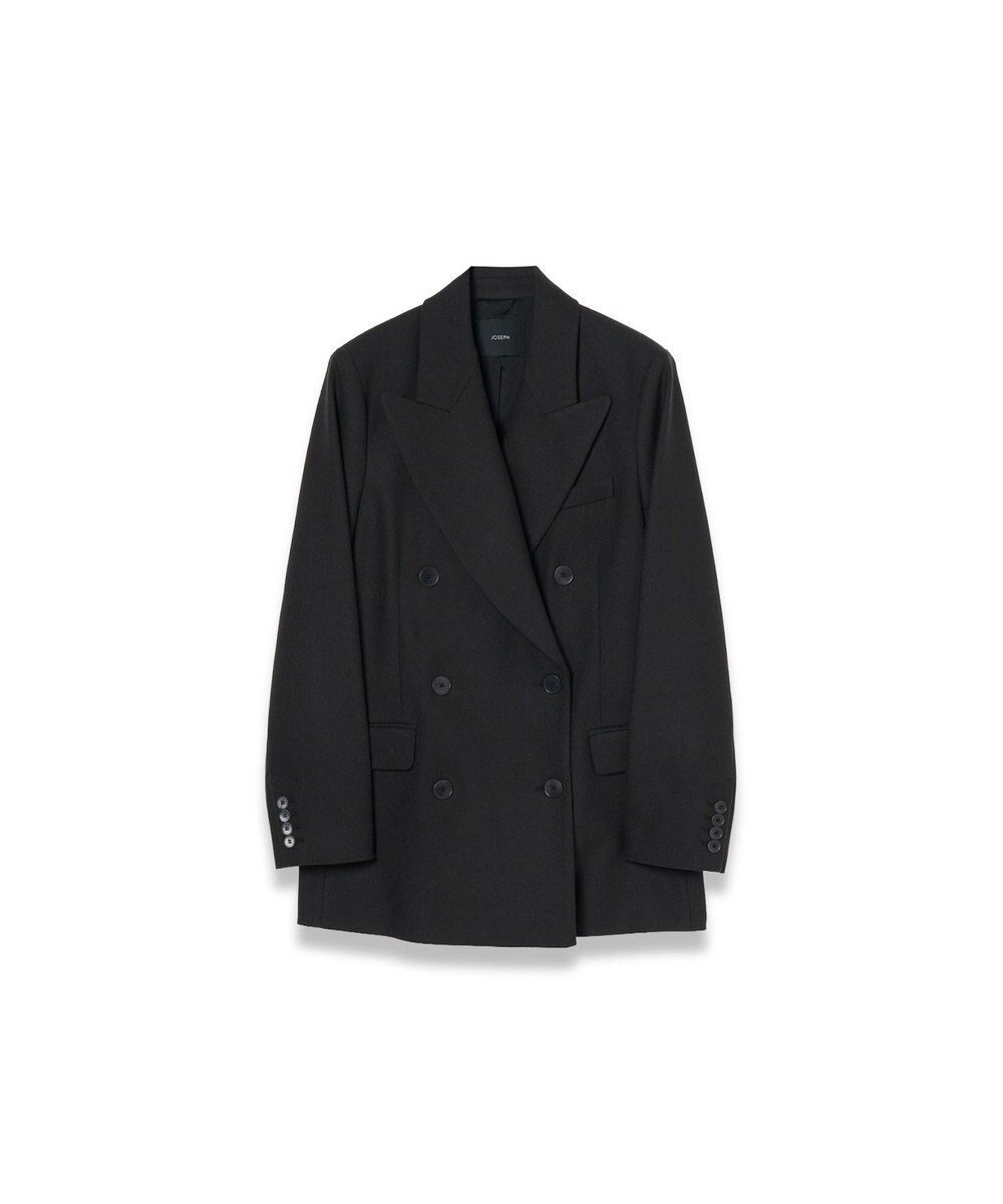 【ジョゼフ/JOSEPH】のフランネルストレッチ ジャケット インテリア・キッズ・メンズ・レディースファッション・服の通販 founy(ファニー) ファッション Fashion レディースファッション Fashion for Women アウター Coat / Outerwear Collection レディースジャケット・軽アウター Jackets テーラードジャケット / 通勤・きれいめスタイル Tailored Jackets & Blazers なめらか Smooth, Silky Texture クラシック Classic, Timeless Style ジャケット Jacket, Outerwear ストレッチ Stretch, Stretchy Fabric センター Center, Center Line フィット Fit, Slim Fit フォルム Silhouette, Form レギュラー Regular, Standard Fit エレガント 上品 Elegant A/W・秋冬 Autumn/Winter Dark smoke|ID: prp329100004747257 ipo3291000000034323955