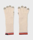【ポール スミス/Paul Smith】のストライプ リブニット グローブ ベージュ|ID: prp329100004747261 ipo3291000000034323988