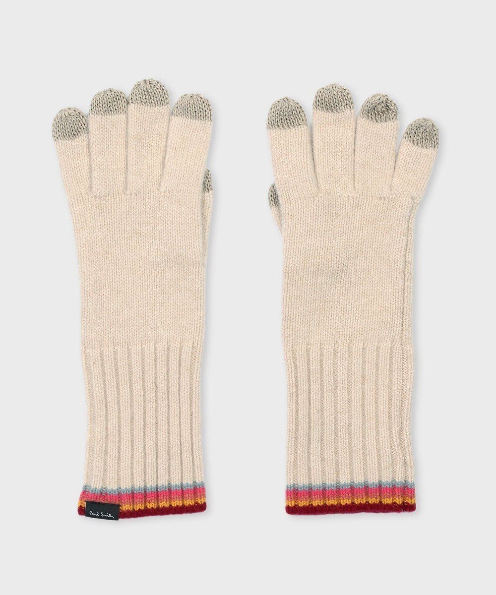 【ポール スミス/Paul Smith】のストライプ リブニット グローブ インテリア・キッズ・メンズ・レディースファッション・服の通販 founy(ファニー) ファッション Fashion レディースファッション Fashion for Women 手袋 Gloves & Mittens おすすめ Recommended / Our Picks カフス Cuff Design ギフト プレゼント Gift / Present シンプル Simple, Minimal ストライプ Stripe, Striped Pattern スマート Smart, Elegant ベーシック Basic, Essential リブニット Rib Knit, Ribbed Knit 夏 Summer S/S・春夏 SS, Spring/Summer, Warm Season A/W・秋冬 Autumn/Winter ベージュ|ID: prp329100004747261 ipo3291000000034323988
