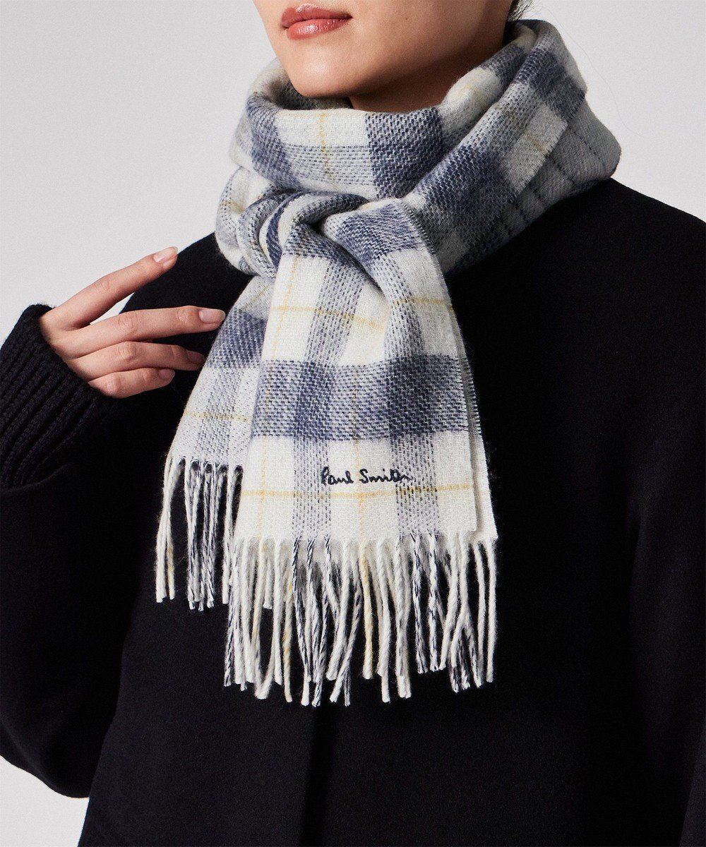 【ポール スミス/Paul Smith】のオンブレ リバーシブル チェック マフラー 人気、トレンドファッション・服の通販 founy(ファニー) ファッション Fashion レディースファッション Fashion for Women マフラー・スヌード / 冬小物の定番 Scarves & Mufflers クラシック Classic, Timeless Style スヌード Snood, Infinity Scarf チェック Check, Plaid, Tartan フリンジ Fringe, Tassel マフラー Scarf, Muffler リバーシブル Reversible, Two-Sided 夏 Summer S/S・春夏 SS, Spring/Summer, Warm Season 無地 Plain, Solid Color A/W・秋冬 Autumn/Winter other-1|ID: prp329100004747264 ipo3291000000034465004