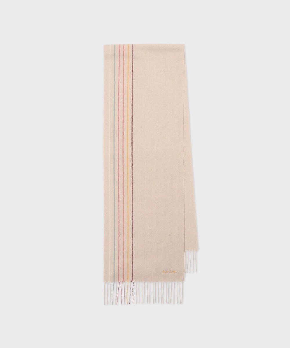 【ポール スミス/Paul Smith】のスワール ライン マフラー インテリア・キッズ・メンズ・レディースファッション・服の通販 founy(ファニー) ファッション Fashion レディースファッション Fashion for Women マフラー・スヌード / 冬小物の定番 Scarves & Mufflers おすすめ Recommended / Our Picks ギフト プレゼント Gift / Present ストライプ Stripe, Striped Pattern スヌード Snood, Infinity Scarf ベーシック Basic, Essential マフラー Scarf, Muffler 夏 Summer S/S・春夏 SS, Spring/Summer, Warm Season A/W・秋冬 Autumn/Winter ベージュ|ID: prp329100004747267 ipo3291000000034324049
