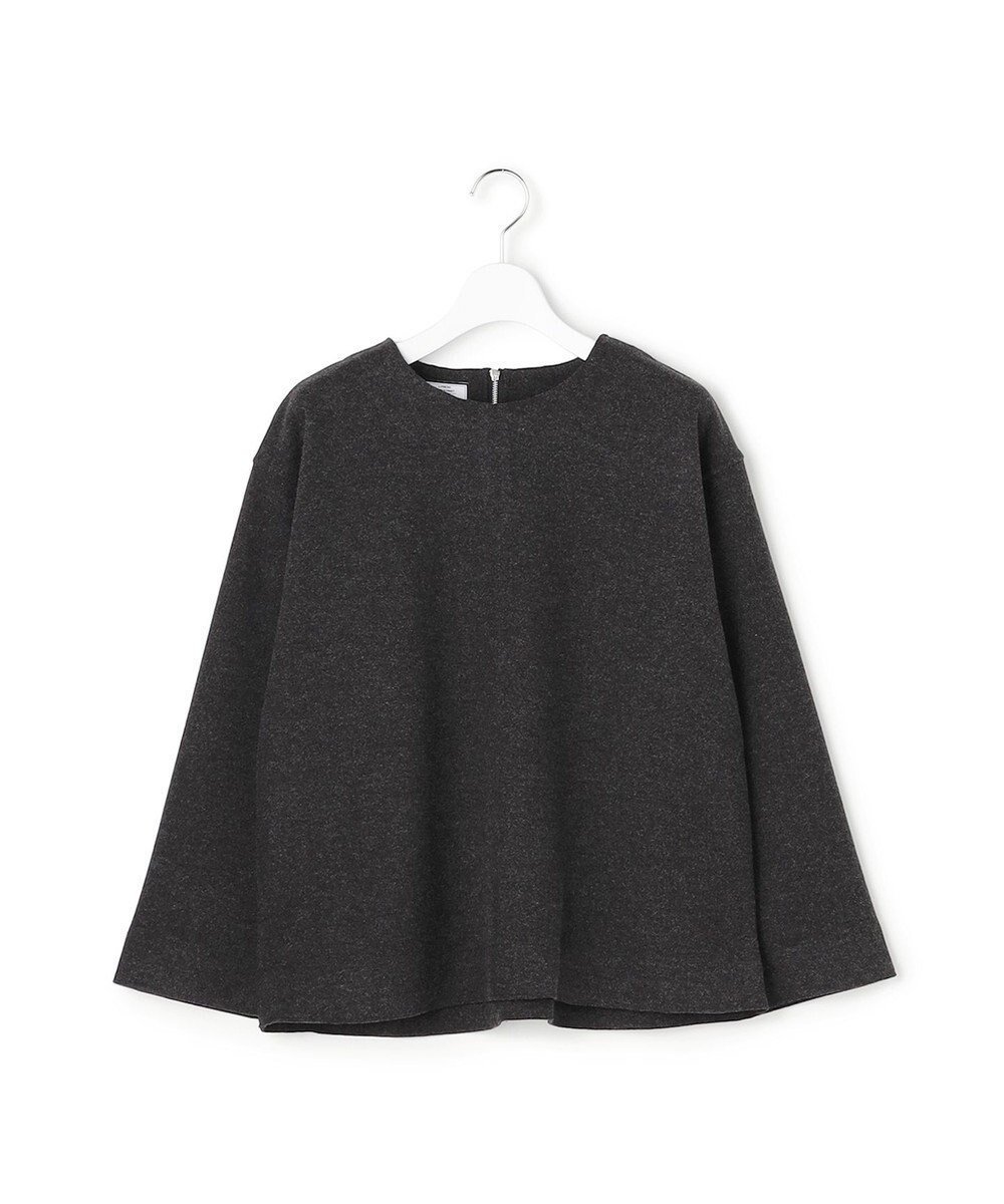 【ジェイプレスヨークストリート/J.PRESS YORK STREET】の【WOMEN】ウールライクジャージー プルオーバーシャツ インテリア・キッズ・メンズ・レディースファッション・服の通販 founy(ファニー) ファッション Fashion レディースファッション Fashion for Women トップス・カットソー Cut & Sew Tops シャツ・ブラウス・オフィスカジュアル Elegant Blouses & Button-Ups ロングTシャツ・Tシャツ Longline T-Shirts & Tees カジュアルプルオーバー・ニットトップス Pullovers & Knit Tops / Casual Pullovers カットソー・ベーシックTシャツ Cut-and-Sewn Tops / Stretch Tees & Basics カットソー Cut and Sewn Top シンプル Simple, Minimal ストレッチ Stretch, Stretchy Fabric スニーカー Sneakers, Trainers センター Center, Center Line デニム Denim, Jeans Material ワイド Wide, Wide Fit A/W・秋冬 Autumn/Winter グレー系|ID: prp329100004747272 ipo3291000000034324097