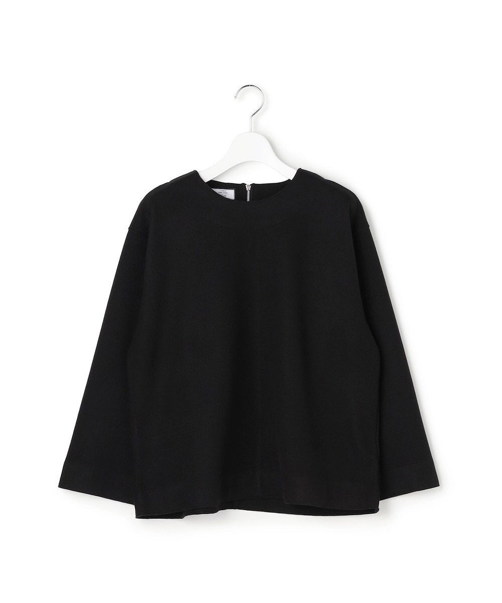 【ジェイプレスヨークストリート/J.PRESS YORK STREET】の【WOMEN】ウールライクジャージー プルオーバーシャツ インテリア・キッズ・メンズ・レディースファッション・服の通販 founy(ファニー) ファッション Fashion レディースファッション Fashion for Women トップス・カットソー Cut & Sew Tops シャツ・ブラウス・オフィスカジュアル Elegant Blouses & Button-Ups ロングTシャツ・Tシャツ Longline T-Shirts & Tees カジュアルプルオーバー・ニットトップス Pullovers & Knit Tops / Casual Pullovers カットソー・ベーシックTシャツ Cut-and-Sewn Tops / Stretch Tees & Basics カットソー Cut and Sewn Top シンプル Simple, Minimal ストレッチ Stretch, Stretchy Fabric スニーカー Sneakers, Trainers センター Center, Center Line デニム Denim, Jeans Material ワイド Wide, Wide Fit A/W・秋冬 Autumn/Winter ブラック系|ID: prp329100004747272 ipo3291000000034324099