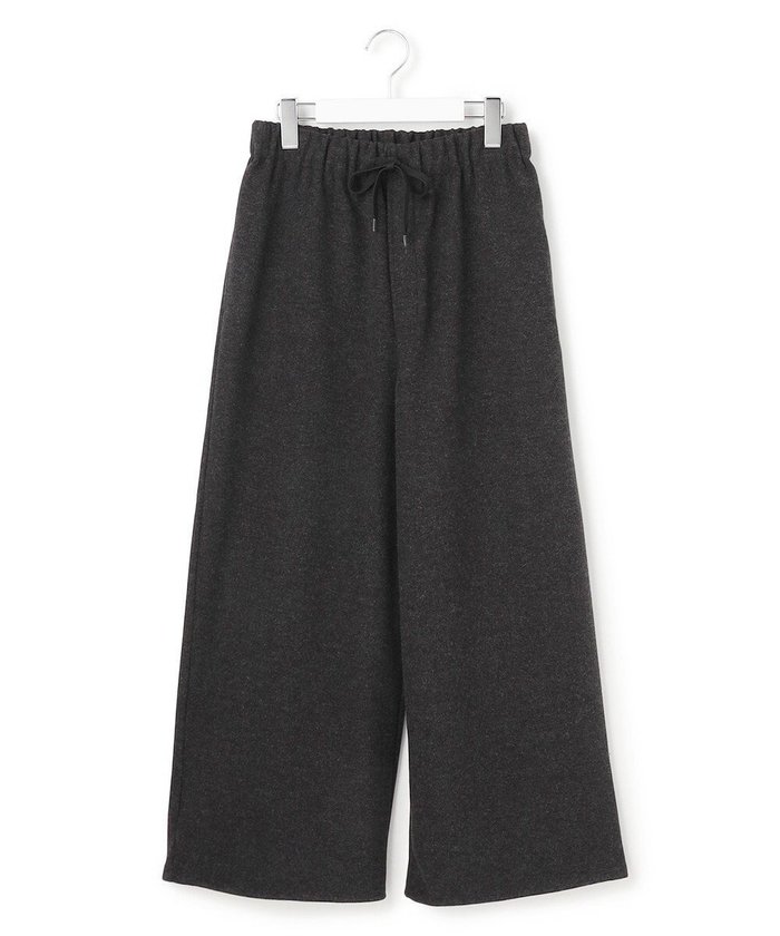 【ジェイプレスヨークストリート/J.PRESS YORK STREET】の【WOMEN】ウールライクジャージー ワイドパンツ インテリア・キッズ・メンズ・レディースファッション・服の通販 founy(ファニー) https://founy.com/ ファッション Fashion レディースファッション Fashion for Women パンツ Pants & Trousers シューズ Shoes, Footwear ストレッチ Stretch, Stretchy Fabric スピンドル Spindle, Drawcord タートルネック Turtleneck, High Neck ドローコード Drawcord, Drawstring Cord ドローストリング Drawstring, Pull Cord バランス Balance, Style Balance ブルゾン Blouson, Bomber Jacket ポケット Pocket, Pocket Detail リラックス Relax, Relaxed Fit 楽ちん Easy Fit, Comfortable ワイド Wide, Wide Fit A/W・秋冬 Autumn/Winter 新作・新入荷 New Arrivals / New In エレガント 上品 Elegant |ID: prp329100004747275 ipo3291000000034324128