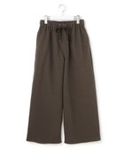 【ジェイプレスヨークストリート/J.PRESS YORK STREET】の【WOMEN】ウールライクジャージー ワイドパンツ ブラウン系|ID: prp329100004747275 ipo3291000000034324132