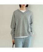 【アンフィーロ 自由区/UNFILO】の【洗える】カシミヤブレンド Vネックニット 人気、トレンドファッション・服の通販 founy(ファニー) ファッション Fashion レディースファッション Fashion for Women トップス・カットソー Cut & Sew Tops ニット Knit Tops & Sweaters Vネックトップス V-Neck Tops / V-Cut Neckline Shirts 新作・新入荷 New Arrivals / New In ウォッシャブル Machine Washable シンプル Simple, Minimal セーター Sweater, Knitwear リラックス Relax, Relaxed Fit 洗える Machine Washable A/W・秋冬 Autumn/Winter thumbnail グレー|ID: prp329100004747290 ipo3291000000034324253