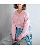 【アンフィーロ 自由区/UNFILO】の【野呂佳代さん着用】カシミヤブレンド Vネックニット 人気、トレンドファッション・服の通販 founy(ファニー) ファッション Fashion レディースファッション Fashion for Women トップス・カットソー Cut & Sew Tops ニット Knit Tops & Sweaters Vネックトップス V-Neck Tops / V-Cut Neckline Shirts ウォッシャブル Machine Washable シンプル Simple, Minimal セーター Sweater, Knitwear リラックス Relax, Relaxed Fit A/W・秋冬 Autumn/Winter thumbnail ピンク|ID: prp329100004747290 ipo3291000000034465010