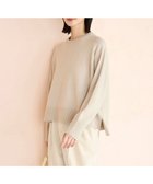 【アンフィーロ 自由区/UNFILO】の【洗える】カシミヤブレンド クルーネックニット 人気、トレンドファッション・服の通販 founy(ファニー) ファッション Fashion レディースファッション Fashion for Women トップス・カットソー Cut & Sew Tops ニット Knit Tops & Sweaters 新作・新入荷 New Arrivals / New In ウォッシャブル Machine Washable クロップド Cropped, Short Length セーター Sweater, Knitwear バランス Balance, Style Balance ヘムライン Hemline, Bottom Cut ボトム Bottoms, Lower Wear ワイド Wide, Wide Fit 洗える Machine Washable A/W・秋冬 Autumn/Winter thumbnail ベージュ|ID: prp329100004747291 ipo3291000000034324274
