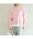 【アンフィーロ 自由区/UNFILO】の【洗える】カシミヤブレンド クルーネックニット 人気、トレンドファッション・服の通販 founy(ファニー) ファッション Fashion レディースファッション Fashion for Women トップス・カットソー Cut & Sew Tops ニット Knit Tops & Sweaters 新作・新入荷 New Arrivals / New In ウォッシャブル Machine Washable クロップド Cropped, Short Length セーター Sweater, Knitwear バランス Balance, Style Balance ヘムライン Hemline, Bottom Cut ボトム Bottoms, Lower Wear ワイド Wide, Wide Fit 洗える Machine Washable A/W・秋冬 Autumn/Winter thumbnail ピンク|ID: prp329100004747291 ipo3291000000034324275