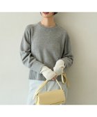 【アンフィーロ 自由区/UNFILO】の【洗える】カシミヤブレンド クルーネックニット 人気、トレンドファッション・服の通販 founy(ファニー) ファッション Fashion レディースファッション Fashion for Women トップス・カットソー Cut & Sew Tops ニット Knit Tops & Sweaters 新作・新入荷 New Arrivals / New In ウォッシャブル Machine Washable クロップド Cropped, Short Length セーター Sweater, Knitwear バランス Balance, Style Balance ヘムライン Hemline, Bottom Cut ボトム Bottoms, Lower Wear ワイド Wide, Wide Fit 洗える Machine Washable A/W・秋冬 Autumn/Winter thumbnail グレー|ID: prp329100004747291 ipo3291000000034324280