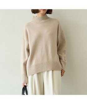 【アンフィーロ 自由区/UNFILO】 【洗える】カシミヤブレンド ハイネックニット人気、トレンドファッション・服の通販 founy(ファニー) ファッション Fashion レディースファッション Fashion for Women トップス・カットソー Cut & Sew Tops ニット Knit Tops & Sweaters 新作・新入荷 New Arrivals / New In ウォッシャブル Machine Washable スリット Slit, Slit Detail セーター Sweater, Knitwear ハイネック High Neck, Mock Neck ラウンド Round, Round Neck 洗える Machine Washable A/W・秋冬 Autumn/Winter |ID:prp329100004747292