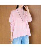 【アンフィーロ 自由区/UNFILO】の【洗える】カシミヤブレンド ハイネックニット 人気、トレンドファッション・服の通販 founy(ファニー) ファッション Fashion レディースファッション Fashion for Women トップス・カットソー Cut & Sew Tops ニット Knit Tops & Sweaters 新作・新入荷 New Arrivals / New In ウォッシャブル Machine Washable スリット Slit, Slit Detail セーター Sweater, Knitwear ハイネック High Neck, Mock Neck ラウンド Round, Round Neck 洗える Machine Washable A/W・秋冬 Autumn/Winter thumbnail ピンク|ID: prp329100004747292 ipo3291000000034324314