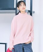 【アンフィーロ 自由区/UNFILO】のカシミヤブレンド ハイネックニット 人気、トレンドファッション・服の通販 founy(ファニー) ファッション Fashion レディースファッション Fashion for Women トップス・カットソー Cut & Sew Tops ニット Knit Tops & Sweaters ウォッシャブル Machine Washable スリット Slit, Slit Detail セーター Sweater, Knitwear ハイネック High Neck, Mock Neck ラウンド Round, Round Neck A/W・秋冬 Autumn/Winter thumbnail ピンク|ID: prp329100004747292 ipo3291000000034827327
