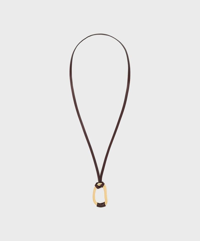 【グレース コンチネンタル/GRACE CONTINENTAL】のレザーリングネックレス インテリア・キッズ・メンズ・レディースファッション・服の通販 founy(ファニー) https://founy.com/ ファッション Fashion レディースファッション Fashion for Women ジュエリー Jewelry ファッションリング Fashion Rings ネックレス Necklaces & Pendants アクセサリー Fashion Accessories シンプル Simple, Minimal ネックレス Necklace, Pendant Necklace メタル Metal, Metal Parts モチーフ Motif, Design Theme |ID: prp329100004747297 ipo3291000000034324371