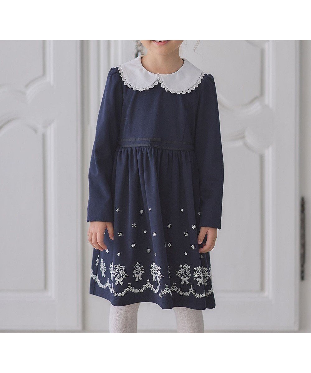 【エニィ/ANY / KIDS】の襟付き 長袖 ワンピース 人気、トレンドファッション・服の通販 founy(ファニー) ファッション Fashion キッズファッション Fashion for Kids ワンピース Dresses おすすめ Recommended / Our Picks セレモニー Ceremony ハンカチ Handkerchief, Hanky フレア Flare, Flared ポケット Pocket, Pocket Detail レース Lace, Lace Fabric エレガント 上品 Elegant 入学式 Entrance Ceremony 夏 Summer 春 Spring S/S・春夏 SS, Spring/Summer, Warm Season 洗える Machine Washable 結婚式 Wedding 長袖 Long Sleeve, Full Sleeve other-1|ID: prp329100004748581 ipo3291000000034337448