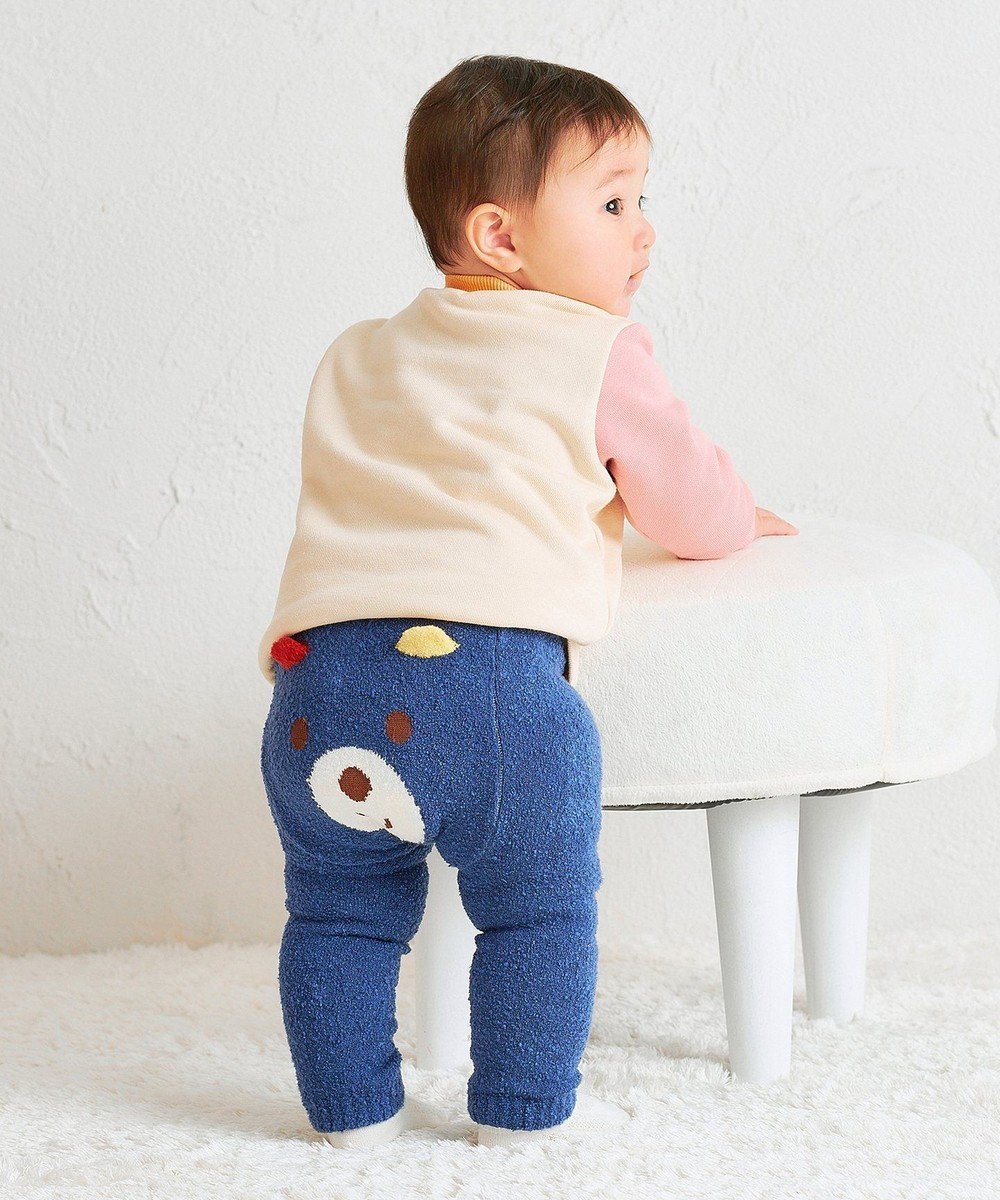 【ミキハウスホットビスケッツ/MIKI HOUSE HOT BISCUITS / KIDS】の【70-100cm】 シュクリーム素材 顔ドン あったかベビースパッツ インテリア・キッズ・メンズ・レディースファッション・服の通販 founy(ファニー) ファッション Fashion キッズファッション Fashion for Kids おすすめ Recommended / Our Picks セパレート Separate, Two-Piece ベビー Baby, Babywear 人気 Popular, Best Seller A/W・秋冬 Autumn/Winter 紺|ID: prp329100004748584 ipo3291000000034337458