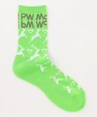 【ピーダブリュサーキュラス/PW CIRCULUS / MEN】の【MEN】【土踏まずをサポート】鹿×モフモフ ミドルソックス ライトグリーン系5|ID: prp329100004748618 ipo3291000000034337662