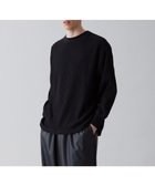 【アンフィーロ/UNFILO / MEN】のイージーケア ワッフル クルーネック 23年春夏商品 ブラック|ID: prp329100004748619 ipo3291000000034337670