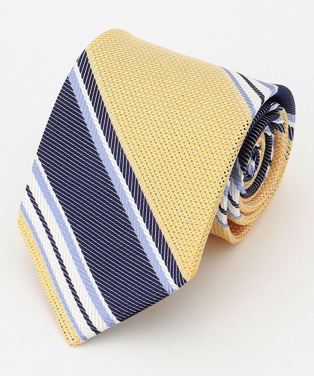 【ジェイ プレス/J.PRESS / MEN】の【JAPAN CRAFT】レジメンタルネクタイ インテリア・キッズ・メンズ・レディースファッション・服の通販 founy(ファニー) ファッション Fashion メンズファッション Fashion for Men シルク Silk, 100% Silk スーツ Suit, Formalwear エレガント 上品 Elegant イエロー系2|ID: prp329100004748620 ipo3291000000034337676