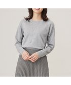 【ジェイ プレス/J.PRESS】の【洗える】スパーク ラメ配色 ニット ライトグレー系|ID: prp329100004748644 ipo3291000000034337891
