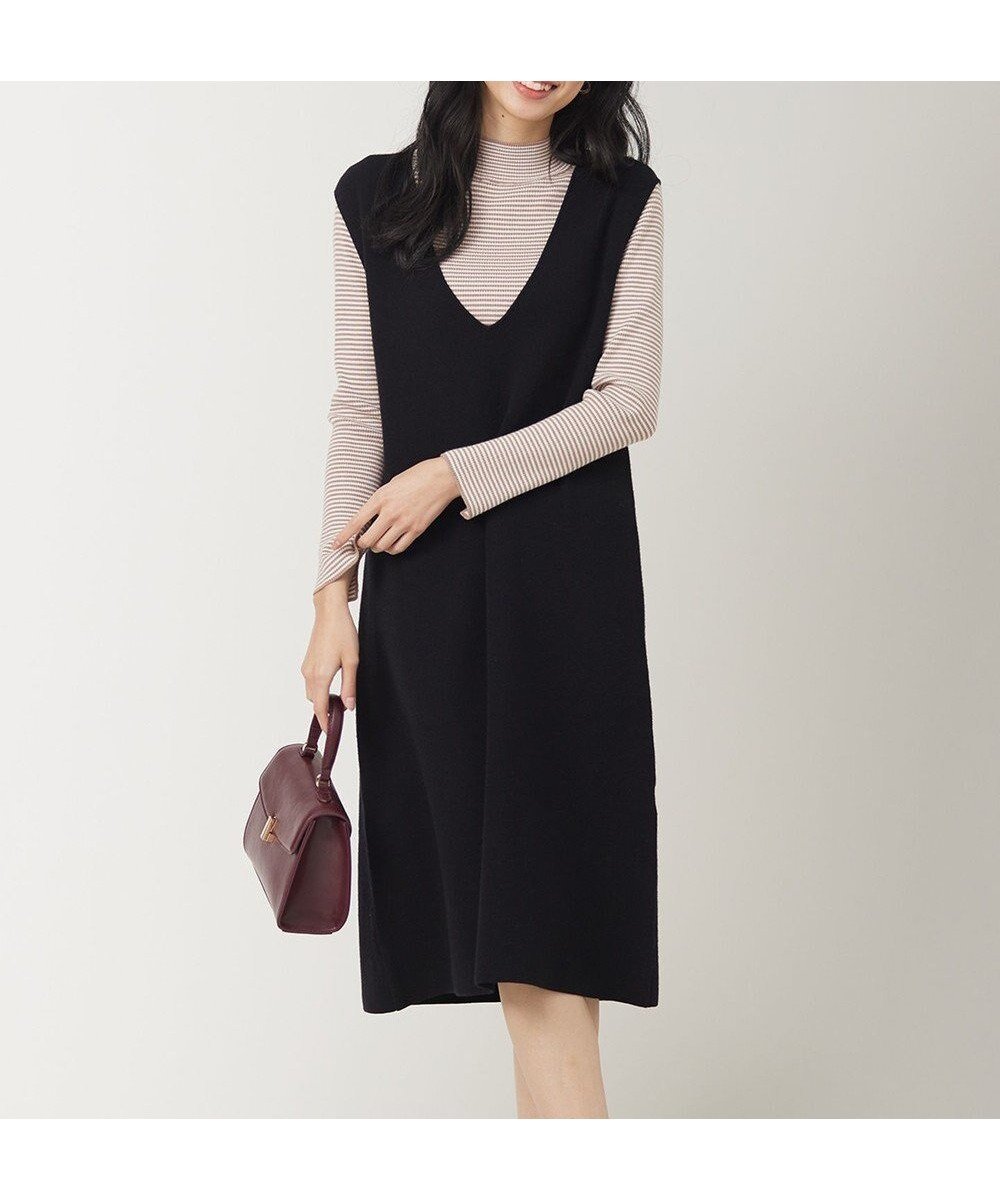 【エニィ スィス/any SiS】の【大人百花掲載 ヨンアさん着用】2SET ニットジャンスカ セット 人気、トレンドファッション・服の通販 founy(ファニー) ファッション Fashion レディースファッション Fashion for Women スカート Skirts インナー Innerwear ハイネック High Neck, Mock Neck ベーシック Basic, Essential エレガント 上品 Elegant 今季 This Season, Current Season 楽ちん Easy Fit, Comfortable A/W・秋冬 Autumn/Winter 雑誌 Magazine, Fashion Magazine other-1|ID: prp329100004748649 ipo3291000000034338021