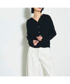 【グレース コンチネンタル/GRACE CONTINENTAL】のスラブリブシャツニットトップ 人気、トレンドファッション・服の通販 founy(ファニー) ファッション Fashion レディースファッション Fashion for Women トップス・カットソー Cut & Sew Tops ニット Knit Tops & Sweaters シャツ・ブラウス・オフィスカジュアル Elegant Blouses & Button-Ups セーター Sweater, Knitwear トレンド Trend, Trending Now エレガント 上品 Elegant 夏 Summer 春 Spring S/S・春夏 SS, Spring/Summer, Warm Season thumbnail ブラック|ID: prp329100004748652 ipo3291000000034338068