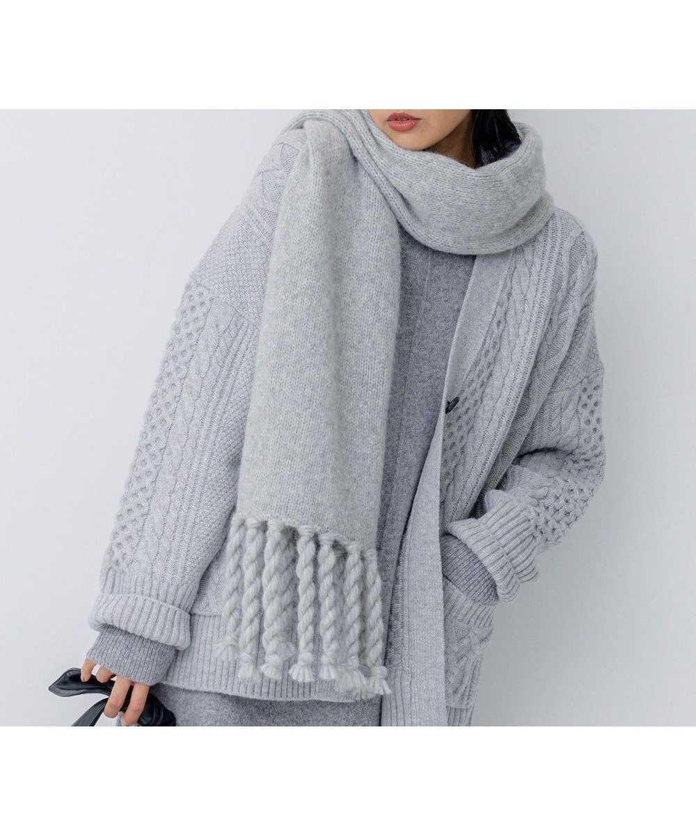 【23区/NIJYUSANKU】のベビーアルパカ マフラー インテリア・キッズ・メンズ・レディースファッション・服の通販 founy(ファニー) ファッション Fashion レディースファッション Fashion for Women マフラー・スヌード / 冬小物の定番 Scarves & Mufflers ストール Stole, Wrap スヌード Snood, Infinity Scarf ツイスト Tweed, Tweed Fabric ハイネック High Neck, Mock Neck ハンド Hand, Handmade フリンジ Fringe, Tassel ベビー Baby, Babywear マフラー Scarf, Muffler モダン Modern, Contemporary A/W・秋冬 Autumn/Winter 冬 Winter / This Winter おすすめ Recommended / Our Picks 2023年 2023 2023-2024秋冬・A/W Autumn/Winter 2023–24 AW23–24 ライトグレー系|ID: prp329100004748653 ipo3291000000034338079