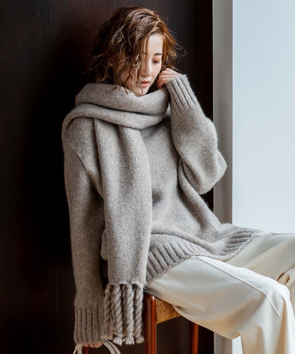 【23区/NIJYUSANKU】のベビーアルパカ マフラー インテリア・キッズ・メンズ・レディースファッション・服の通販 founy(ファニー) ファッション Fashion レディースファッション Fashion for Women マフラー・スヌード / 冬小物の定番 Scarves & Mufflers ストール Stole, Wrap スヌード Snood, Infinity Scarf ツイスト Tweed, Tweed Fabric ハイネック High Neck, Mock Neck ハンド Hand, Handmade フリンジ Fringe, Tassel ベビー Baby, Babywear マフラー Scarf, Muffler モダン Modern, Contemporary A/W・秋冬 Autumn/Winter 冬 Winter / This Winter おすすめ Recommended / Our Picks 2023年 2023 2023-2024秋冬・A/W Autumn/Winter 2023–24 AW23–24 ベージュ系|ID: prp329100004748653 ipo3291000000034338081